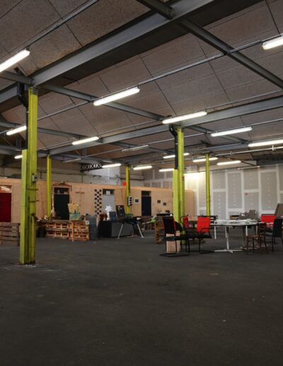 Realisatie lang wand en modules